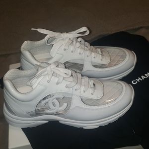 Chanel PVC White trainers size 40
